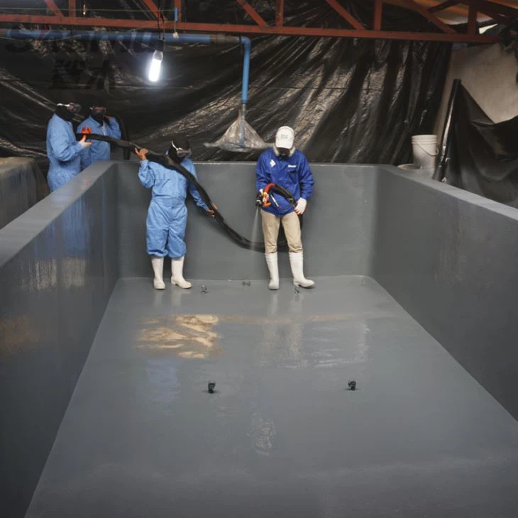 Large Area Spraying Polyurea